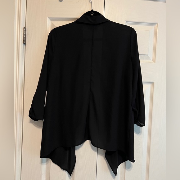 Kismet Black Blazer Style Blouse - Picture 4 of 6